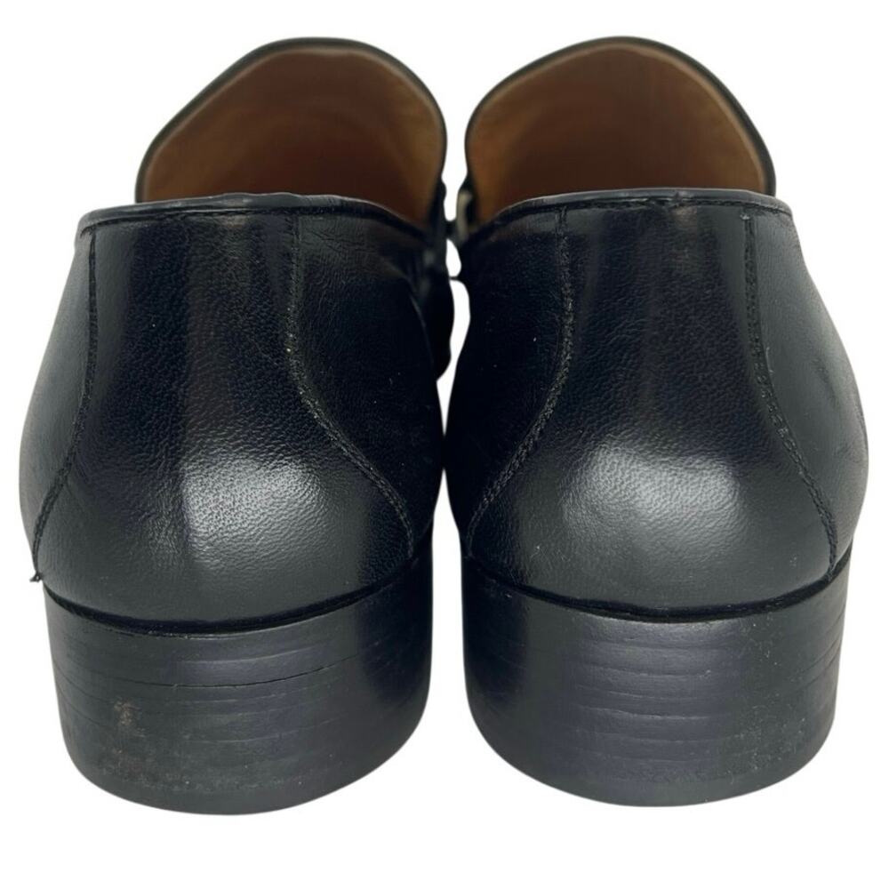 Vintage Y2K Gucci Black Leather Horsebit Loafers Italy w/ Dust Bag - Men’s 7.5 - Picture 3 of 14